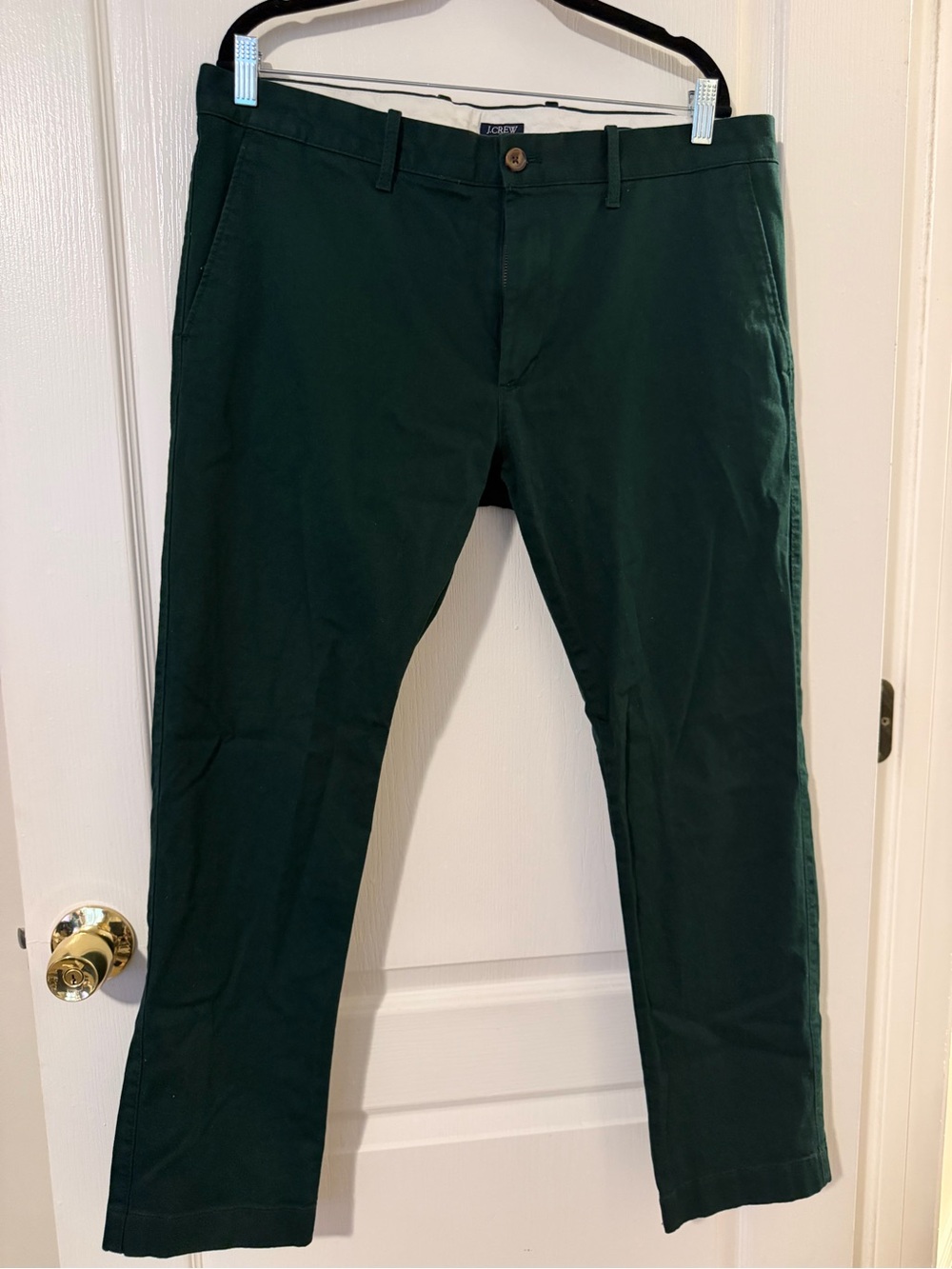 J. Crew Dark Green Men's Chino Pants